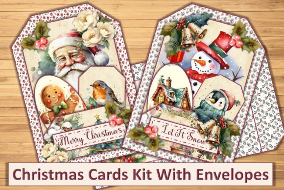 Download Christmas Card Making Kit with Envelope - Card Collection