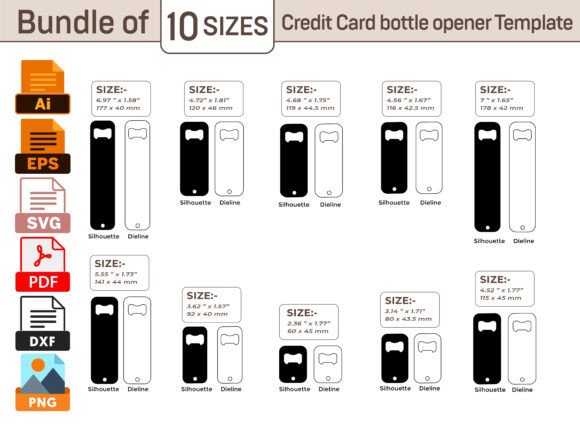 Download Card Shape Keychain Key Bottle Opener - Card Collection