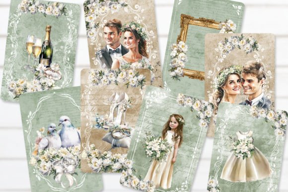 Download Bohemian Wedding Cards for Card Making - Card Collection