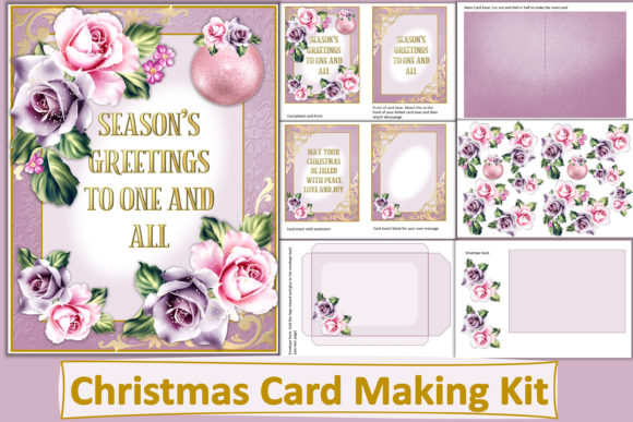 Download Christmas Card Making Kit JPEG and PDF - Card Collection