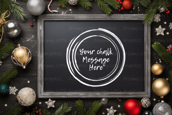 Download Winter Christmas Chalkboard Mockup - Premium Resources