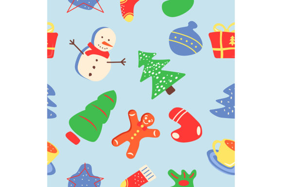 Download Merry Christmas Seamless Pattern - Pattern Collection