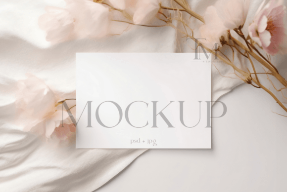 Download 5x3.5 Card Mockup, Landscape Card Mockup - Card Collection