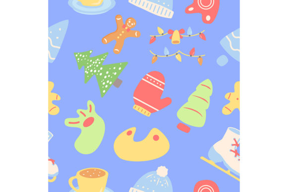 Download Winter Season Holiday Seamless Pattern - Pattern Collection
